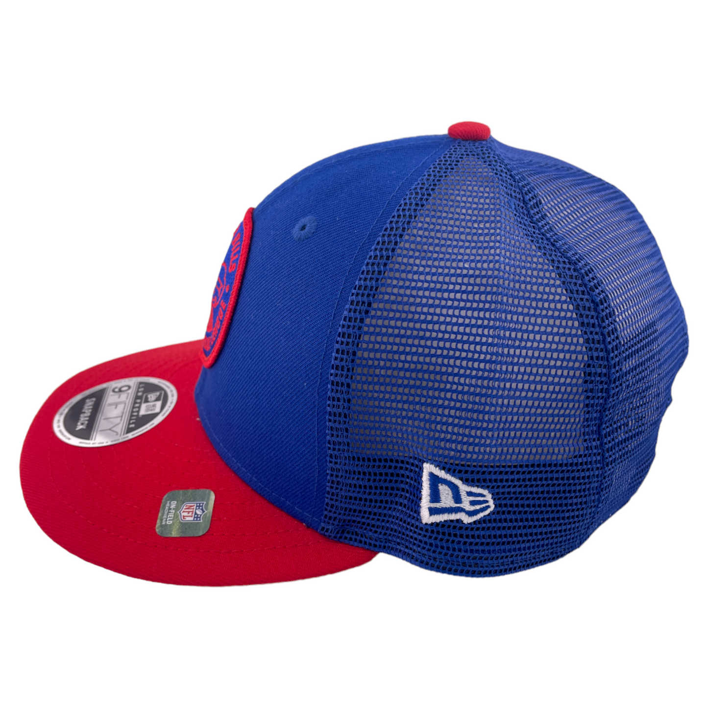 ~NEW DROP~ New Era Buffalo Bills NFL 2023 Sideline 9FIFTY Low Profile Mesh Snapback Hat Cap