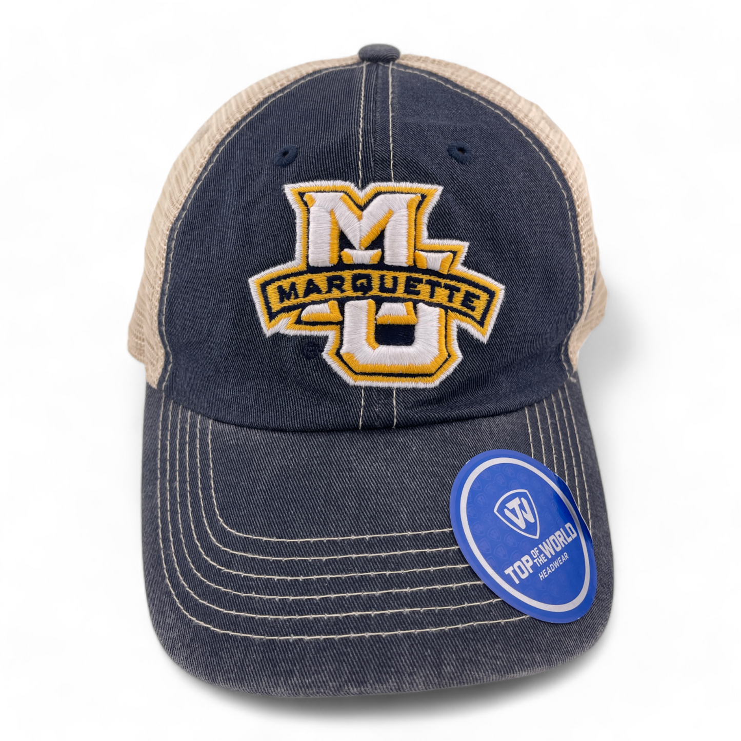 Top World Marquette University Golden Eagles NCAA Mesh Back Adjustable Hat Cap