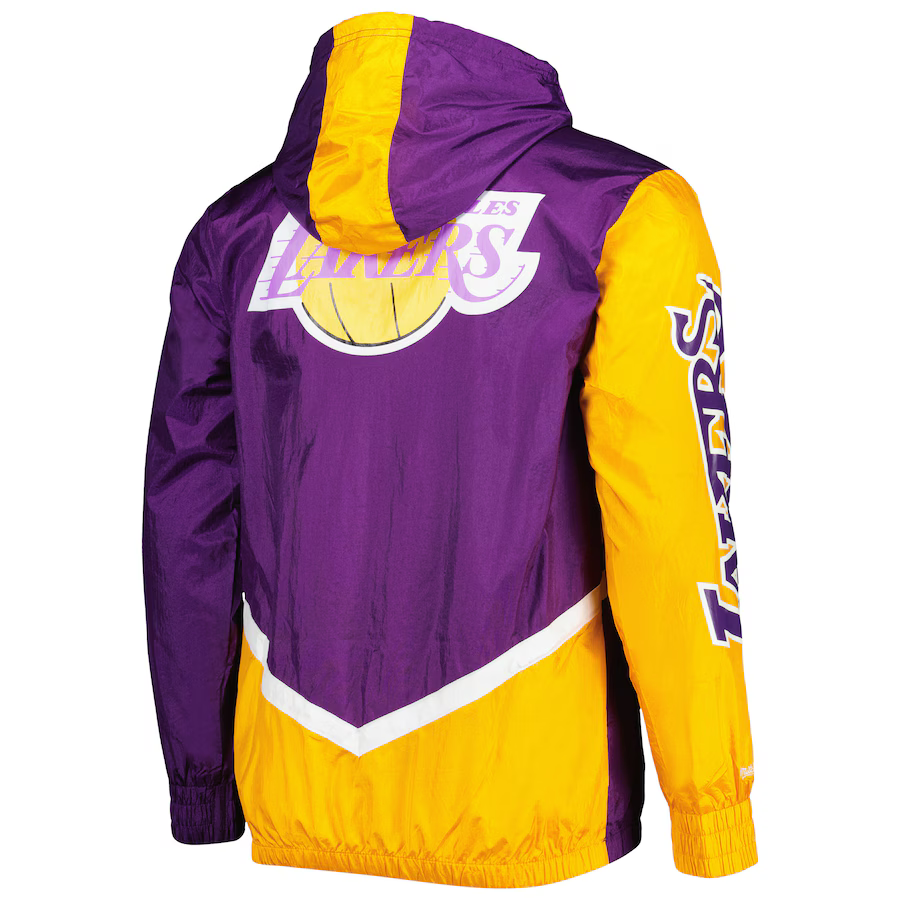 Mitchell & Ness Los Angeles Lakers Undeniable Full Zip Up Windbreaker Jacket
