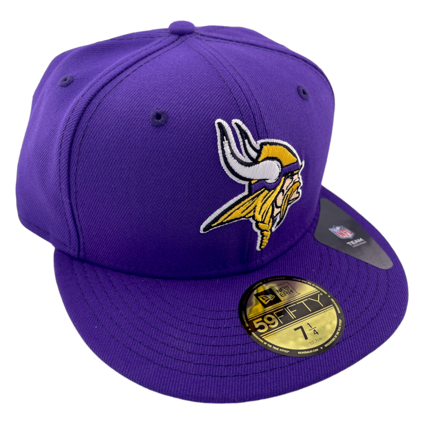 New Era Minnesota Vikings Classic Omaha Main Purple/Grey UV 59Fifty Fitted Hat Cap