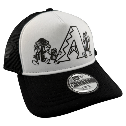 New Era Arizona Diamondbacks MLB Snack Foam Trucker 9Forty Snapback KIDS YOUTH