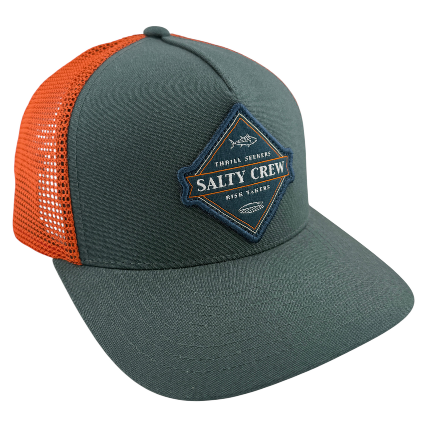 Salty Crew Twin Tails A-Frame Sport Mesh Retro Trucker SnapBack Adjustable Hat