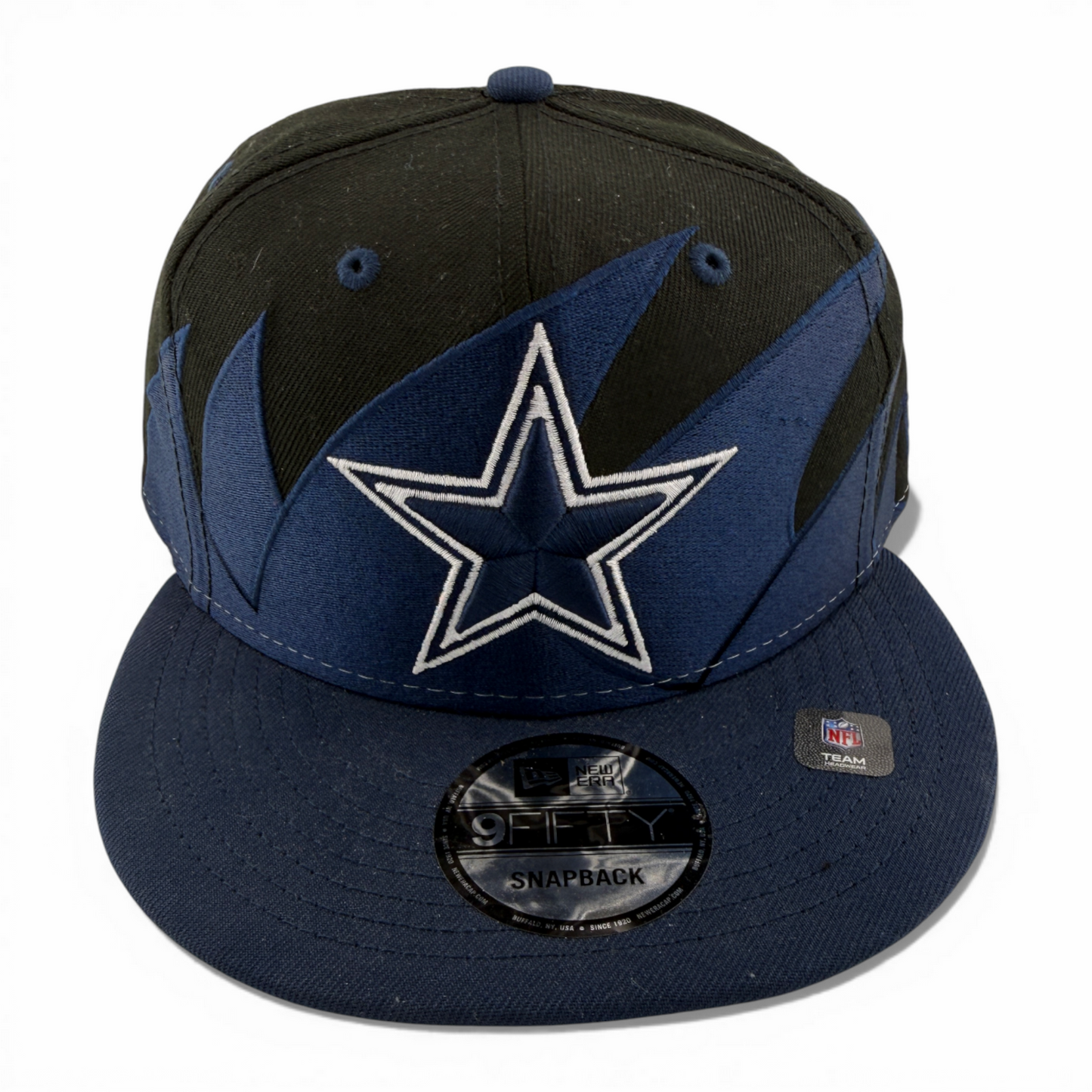 New Era Dallas Cowboys NFL Retro Wave Sharktooth Neon 9Fifty Snapback Hat Cap