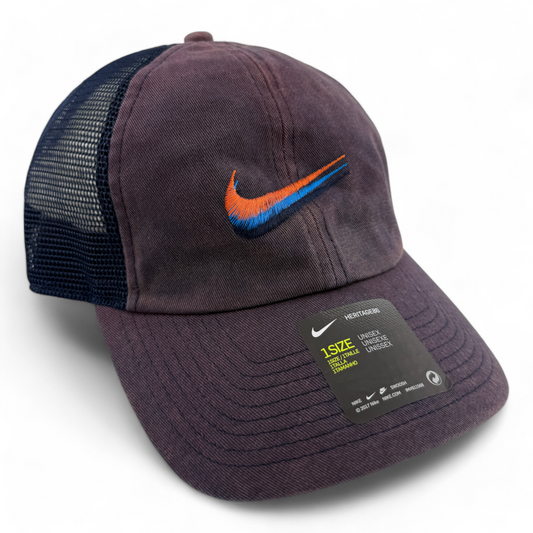 Nike Cappellino Heritage86 Purple Mesh Back Adjustable Unstructured Dad Hat Cap