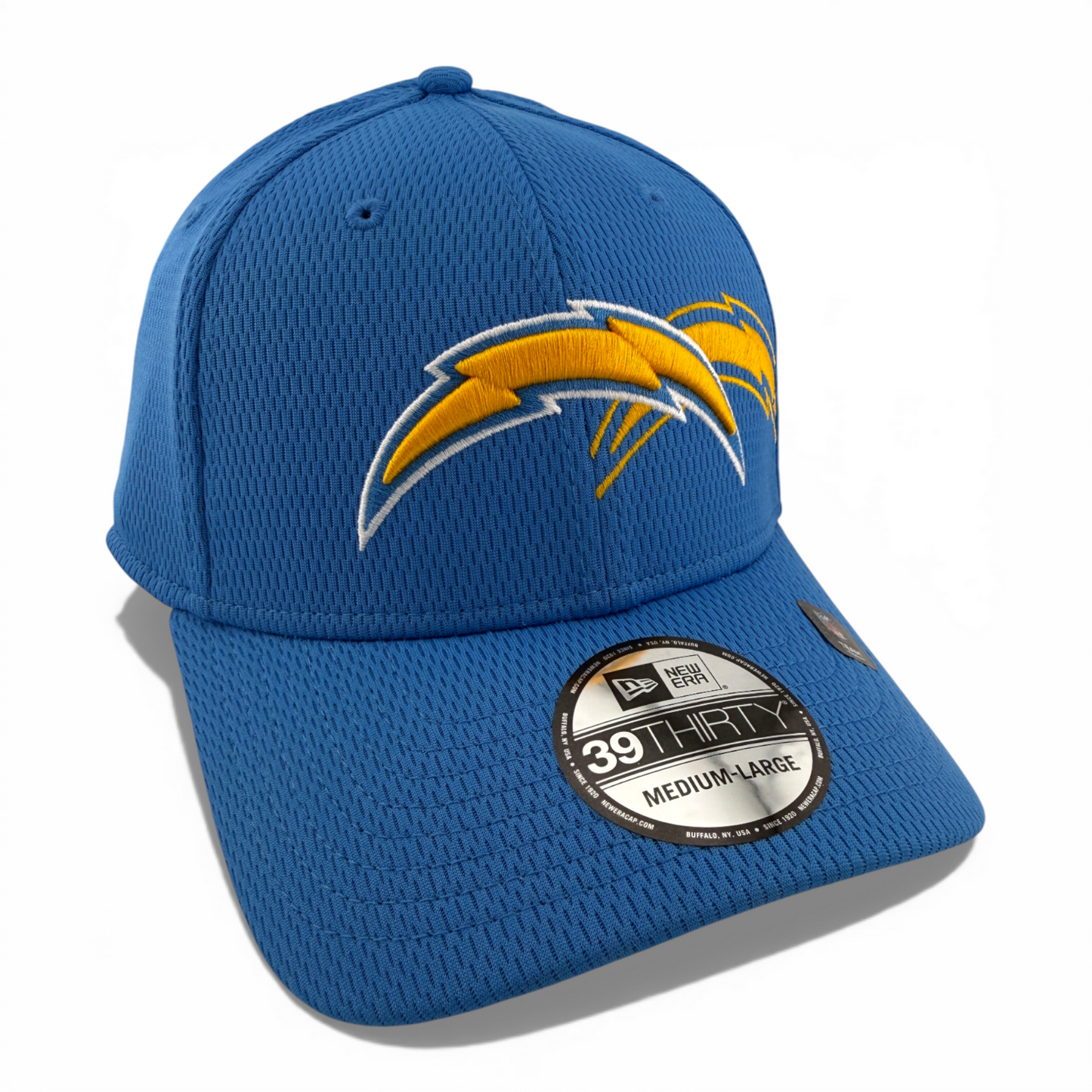 New Era Los Angeles Chargers NFL Double Logo Shift Yellow/Blue 39Thirty Hat Cap