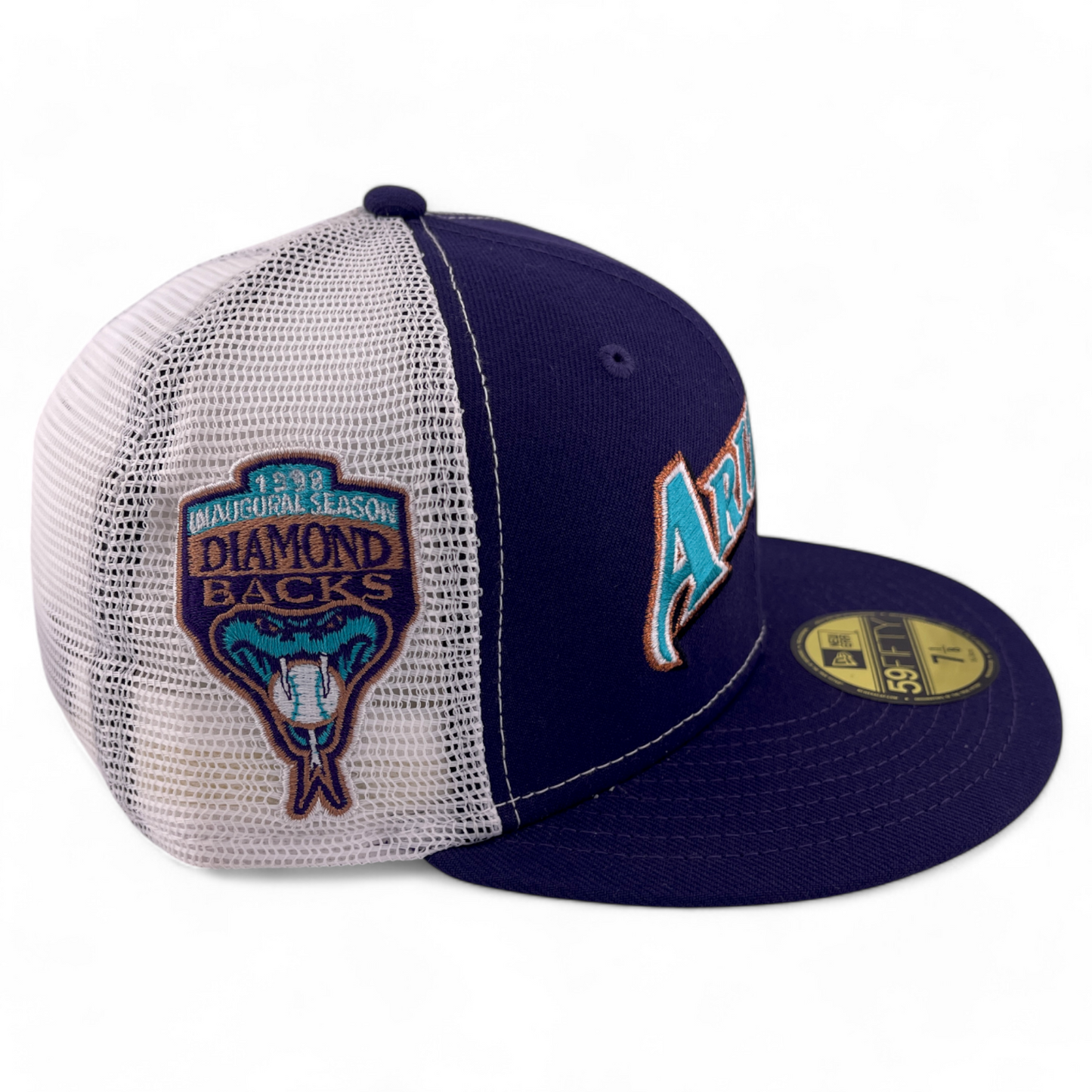 New Era Arizona Diamondbacks MLB Inaugural Rearview Mesh Back 59FIFTY Fitted Hat