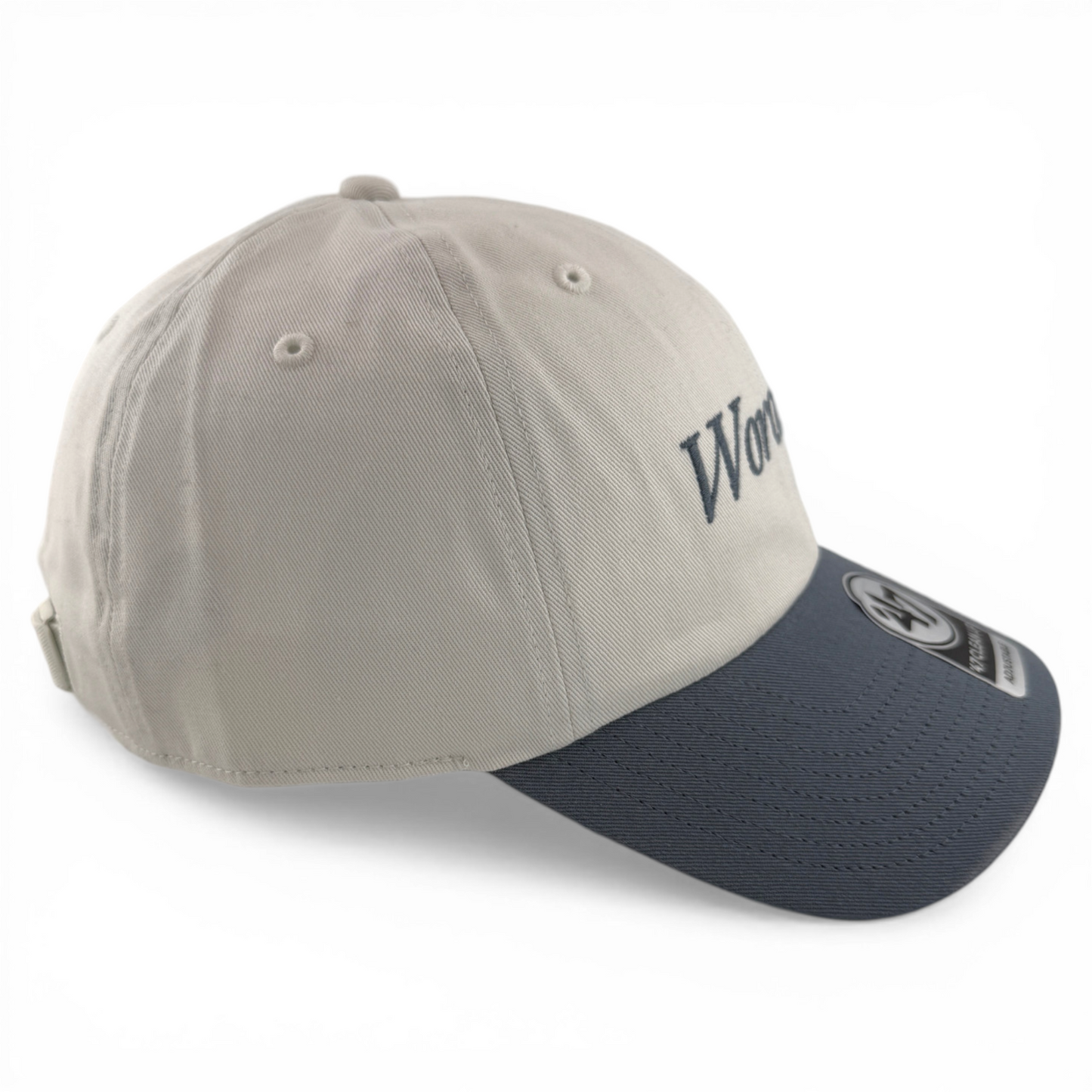 '47 Brand Worcester Red Sox WooSox Foundation Script Clean Up Adjustable Dad Hat