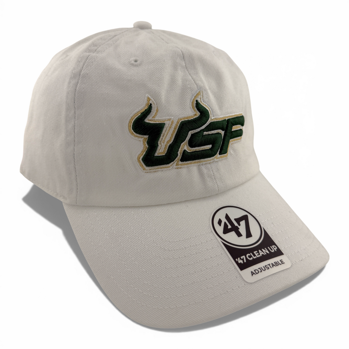'47 Brand University of South Florida Bulls USF NCAA Clean Up Adjustable Dad Hat