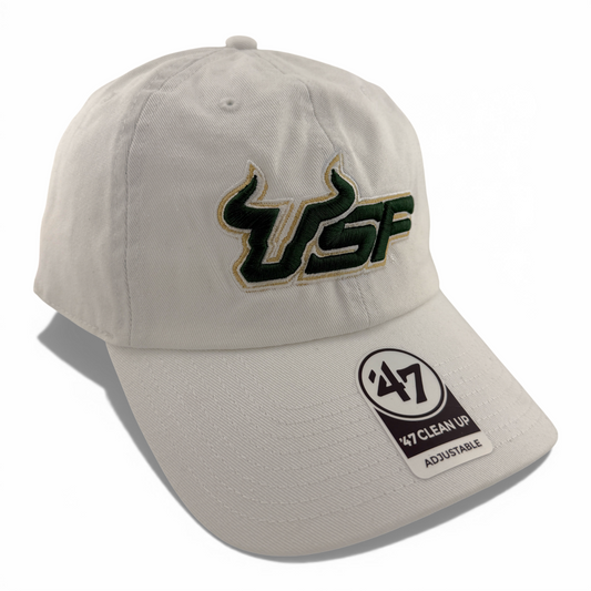 '47 Brand University of South Florida Bulls USF NCAA Clean Up Adjustable Dad Hat