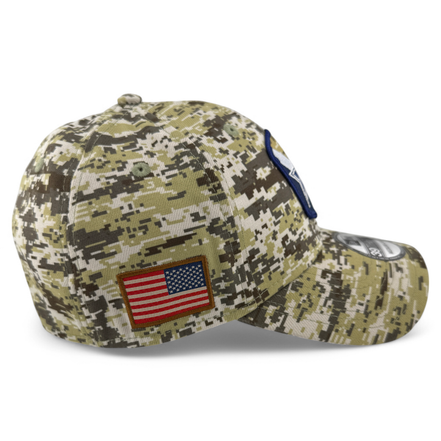 New Era Dallas Cowboys 2023 Salute to Service Camo NFL 39Thirty Flex Fit Hat Cap