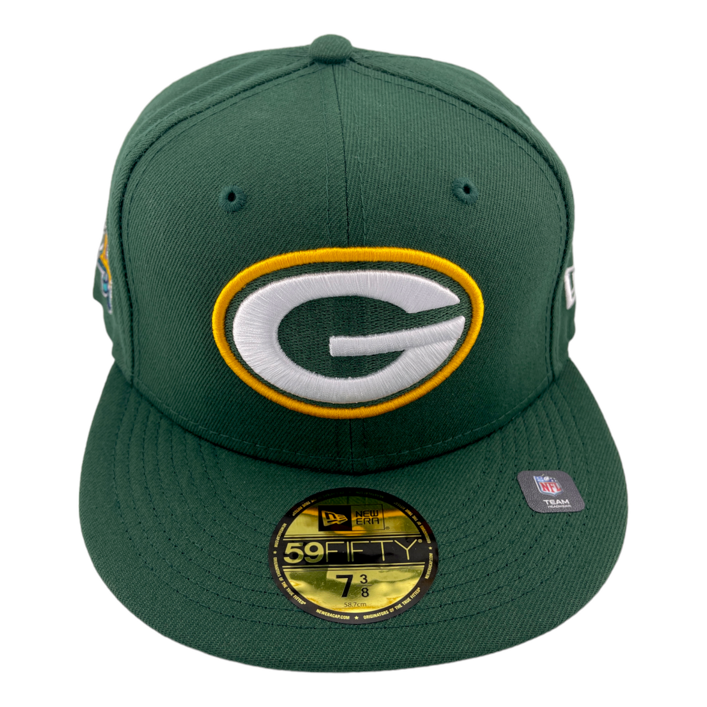 New Era Green Bay Packers Super Bowl XXXI Patch Green/Grey UV 59Fifty Fitted Hat Cap