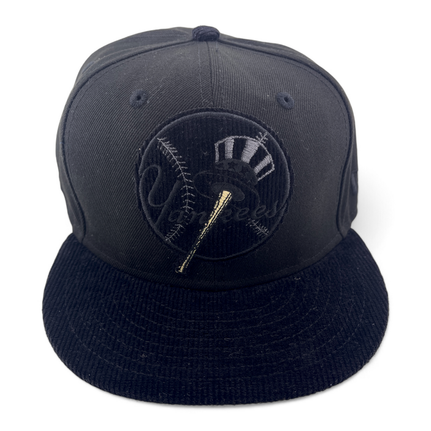 New Era New York Yankees MLB Black Cord Lids Exclusive 59Fifty Fitted Hat Cap