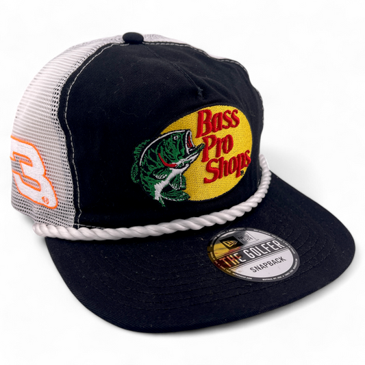 New Era Bass Pro Shop Nascar #3 The Golfer Rope A-Frame Snapback Adjustable Hat