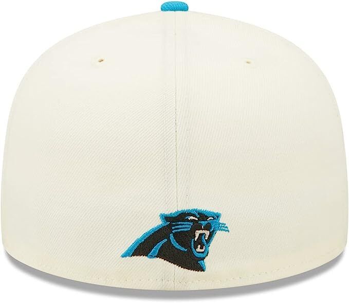 New Era Carolina Panthers 2022 Sideline NFL Cream 59FIFTY Fitted Hat Cap