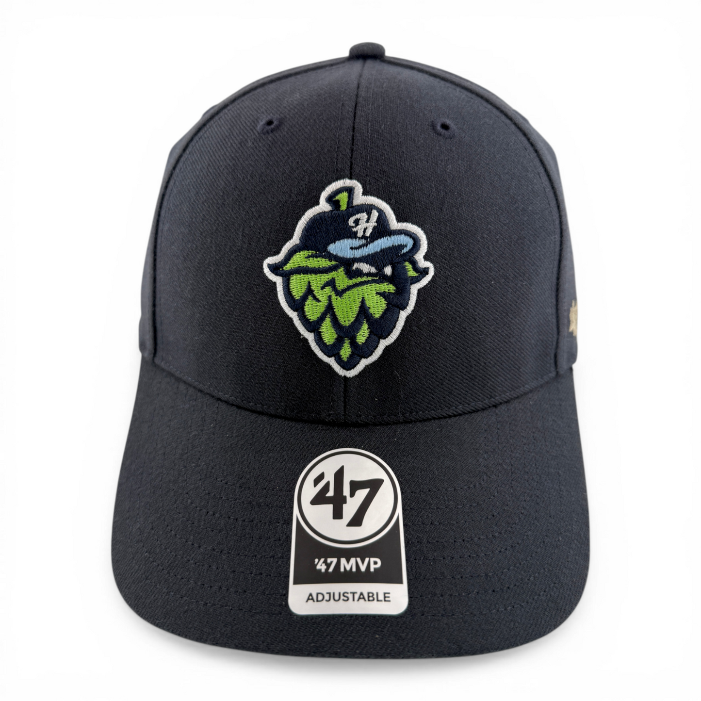 '47 Brand Hillsboro Hops MiLB Team Classic Navy MVP Adjustable Strapback Hat Cap