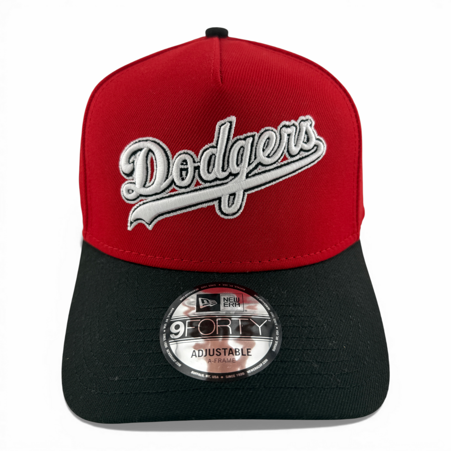 New Era Los Angeles Dodgers MLB Red/Black A-Frame 9Forty Snapback Adjustable Hat