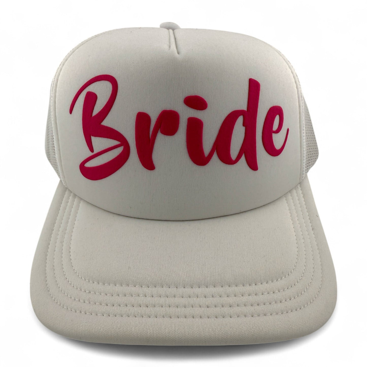 Ordinary Crowns Pink Bride Wedding Party Foam Trucker Adjustable Snapback Hat