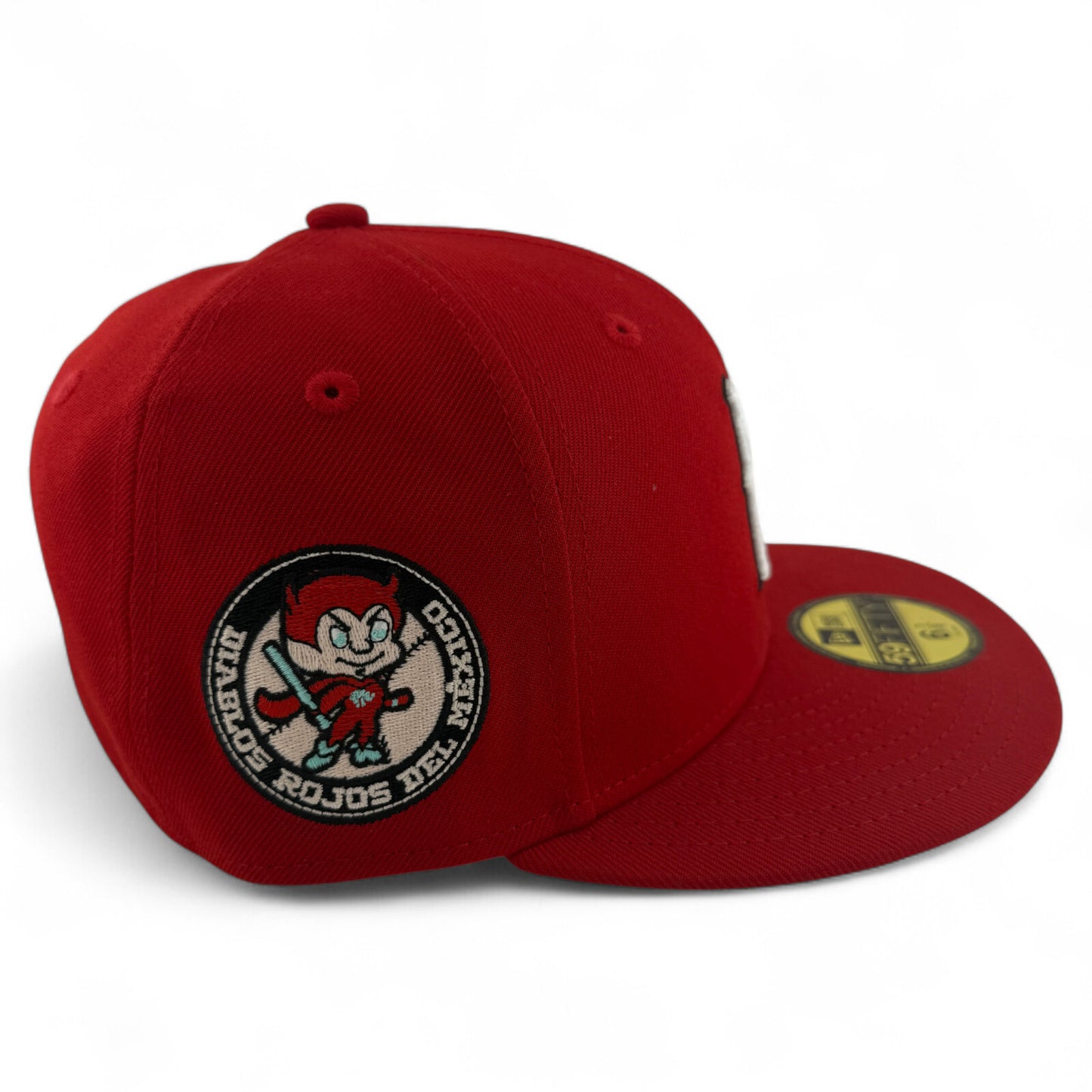 New Era Diablos Rojos del México LMB Side Patch Red 59FIFTY Fitted Hat Cap