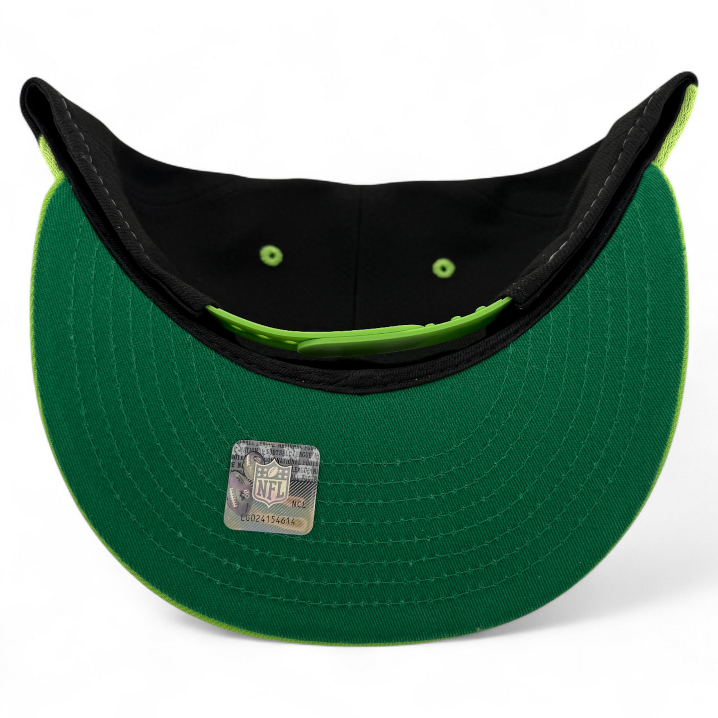 New Era Seattle Seahawks NFL Retro Wave Sharktooth Neon 9Fifty Snapback Hat Cap