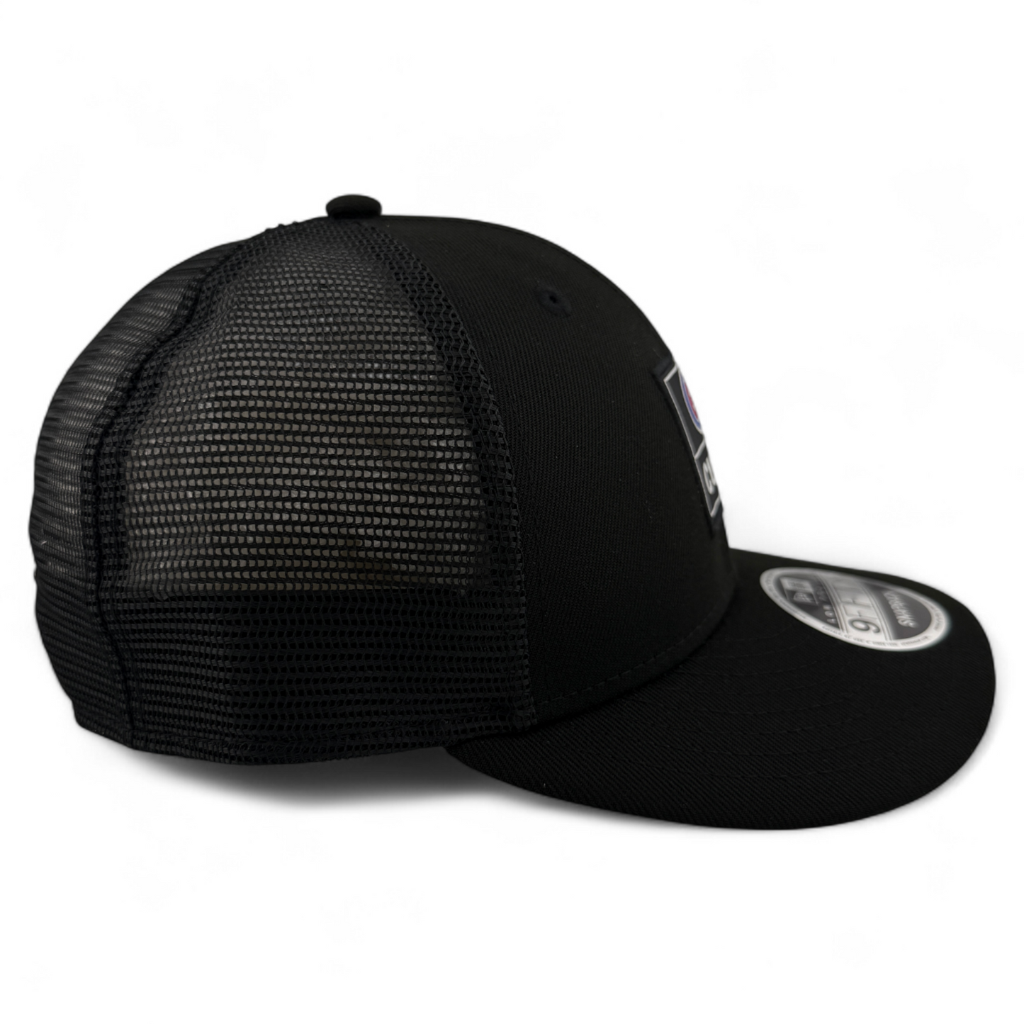 New Era Chicago Cubs MLB Labeled Logo 9Fifty Low Profile Trucker Snapback Hat