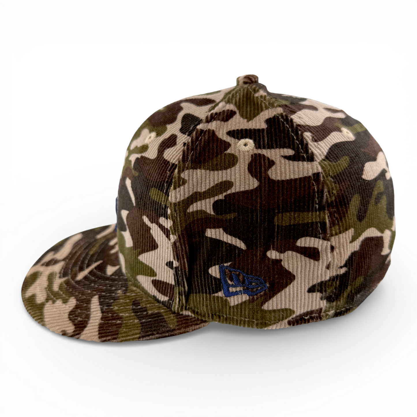 New Era Los Angeles Dodgers MLB Camouflage Corduroy Camo 59Fifty Fitted Hat Cap