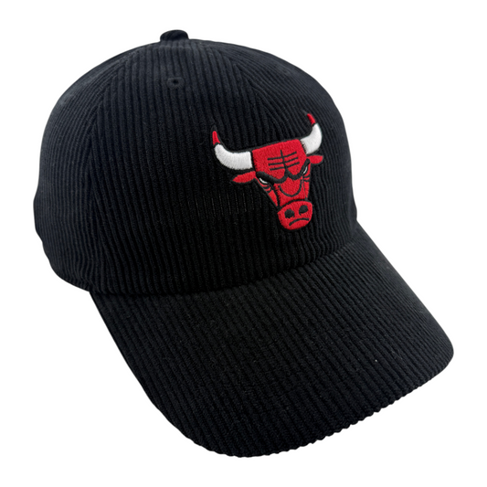 '47 Brand Chicago Bulls Corduroy Cord Clean Up Strapback Adjustable Dad Hat Cap