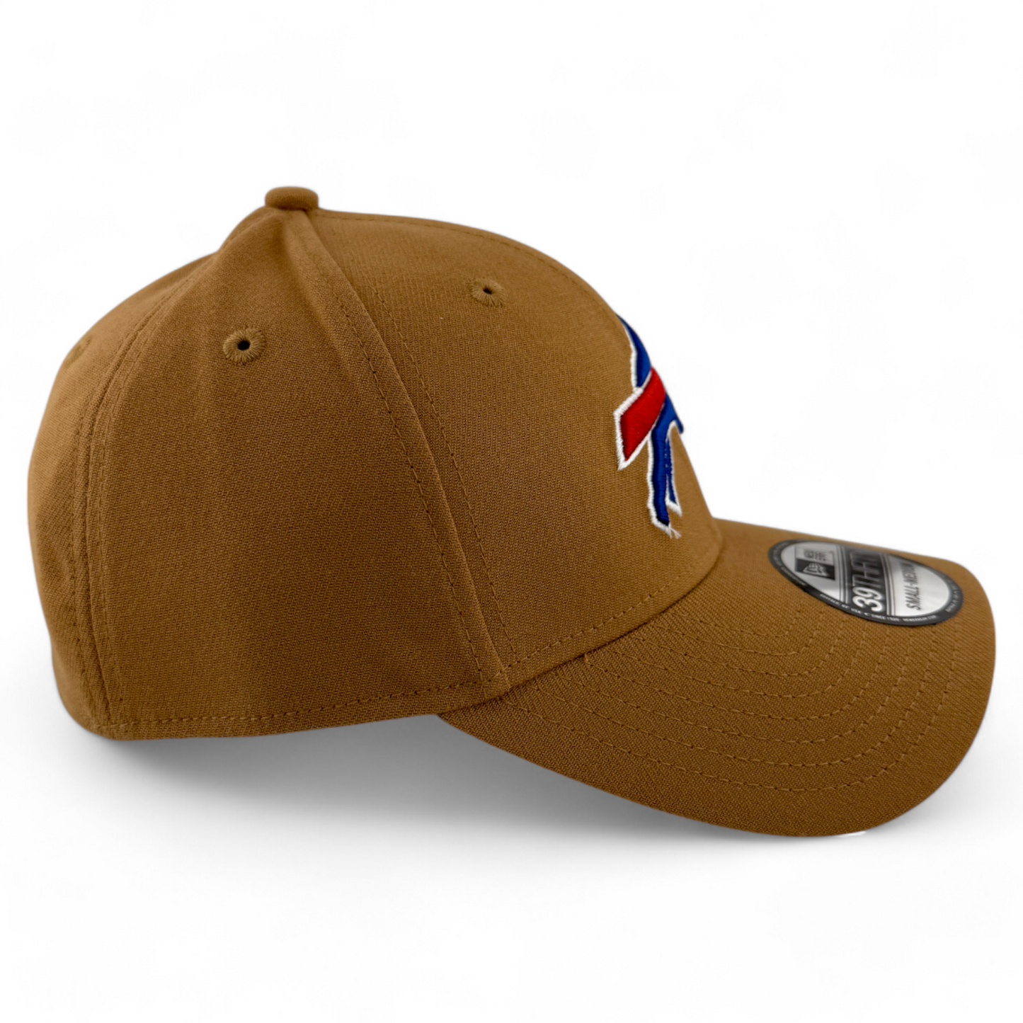 New Era Buffalo Bills NFL Bronze Tan Brown 39Thirty Flex Fit Hat Cap