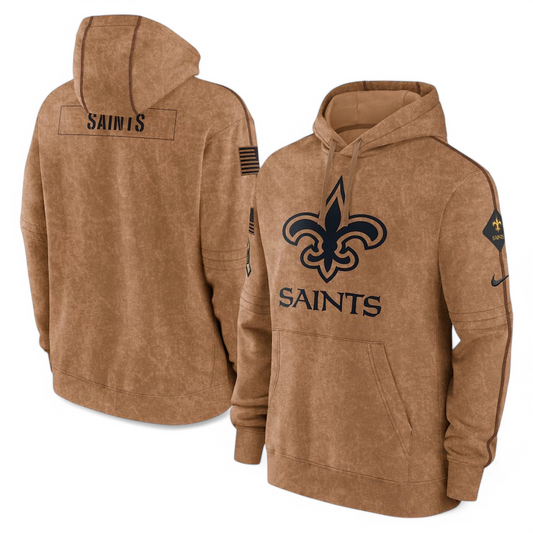 NWT Nike New Orleans Saints 2023 Salute To Service Pullover Hoodie Men's Size XL