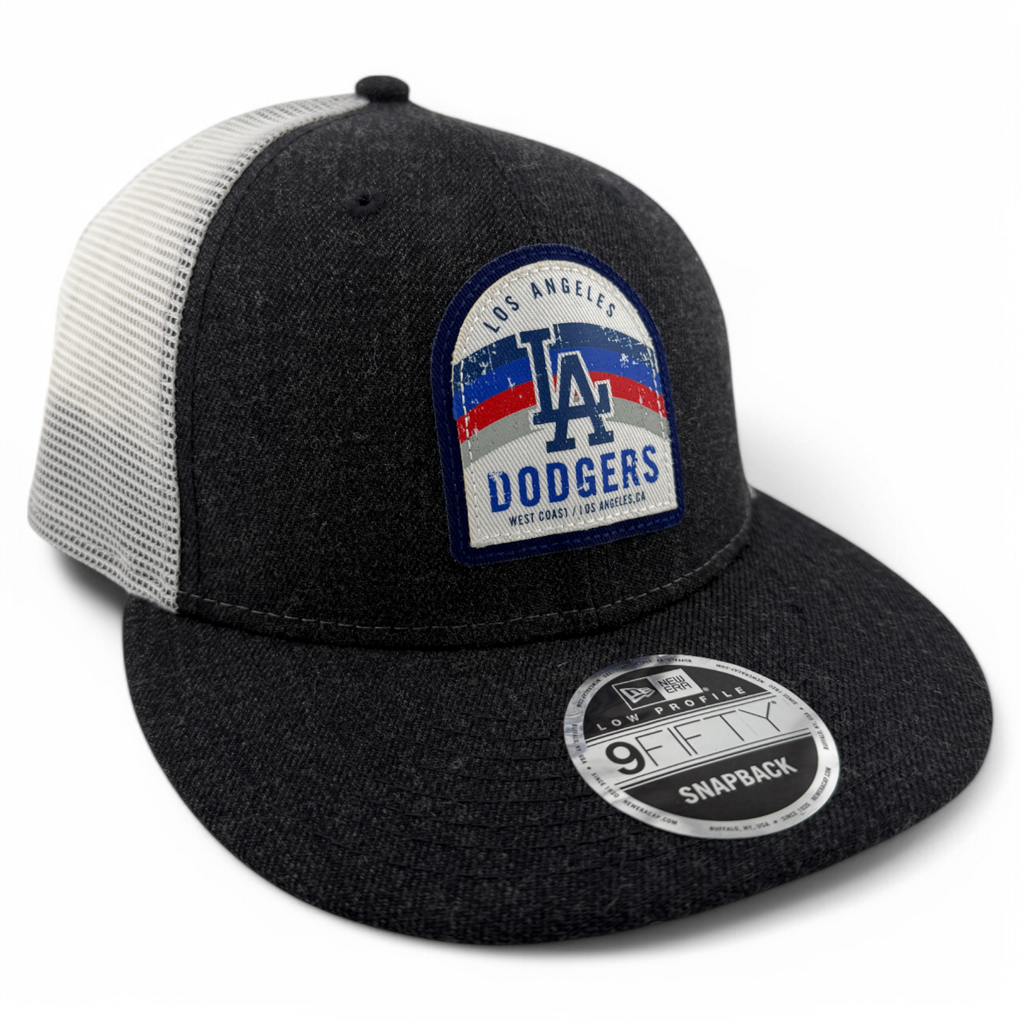 New Era Los Angeles Dodgers MLB Low Profile 9FIFTY Trucker Snapback Hat Cap