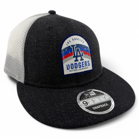 New Era Los Angeles Dodgers MLB Low Profile 9FIFTY Trucker Snapback Hat Cap