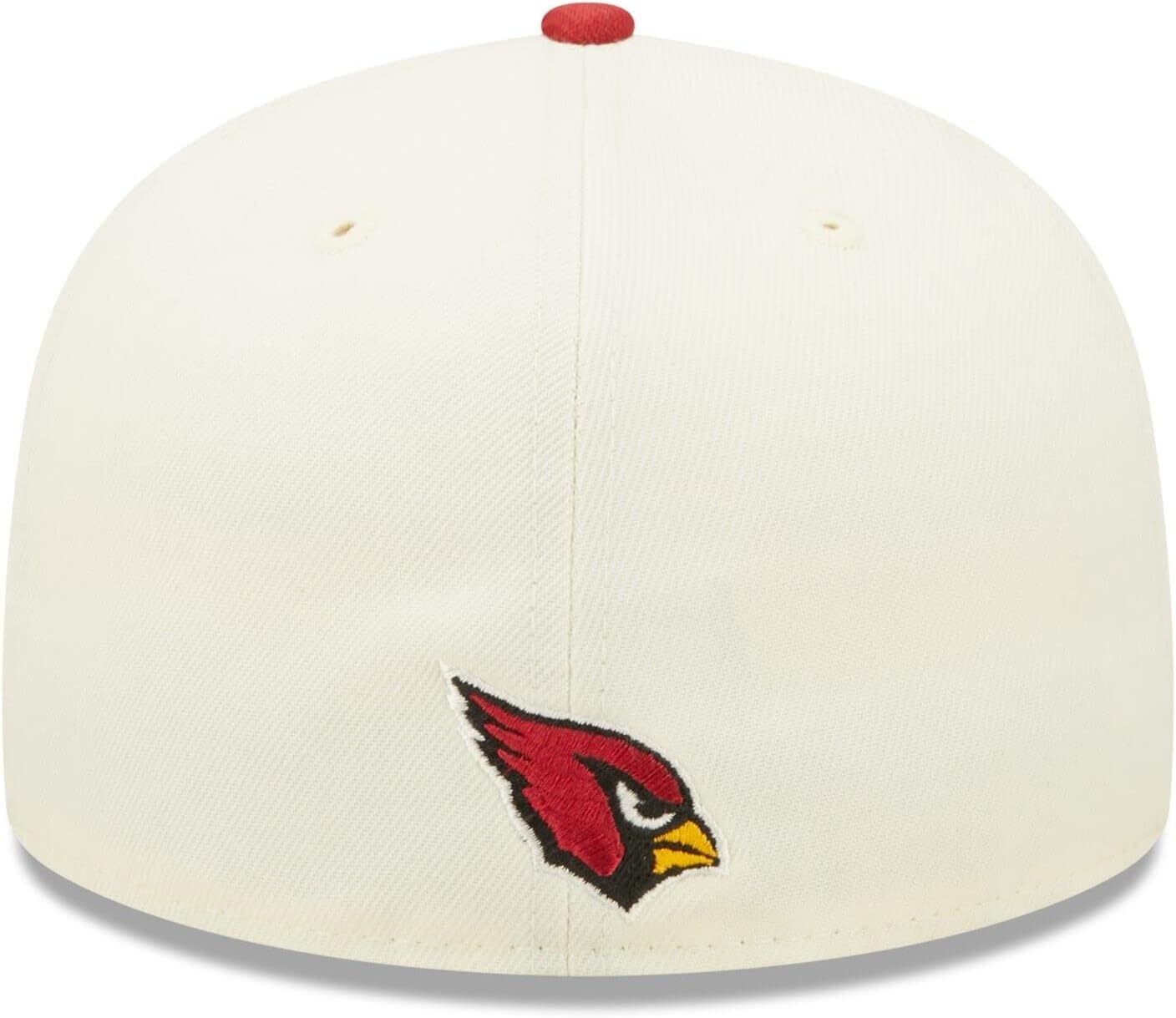 New Era Arizona Cardinals 2022 Sideline NFL Cream 59FIFTY Fitted Hat Cap