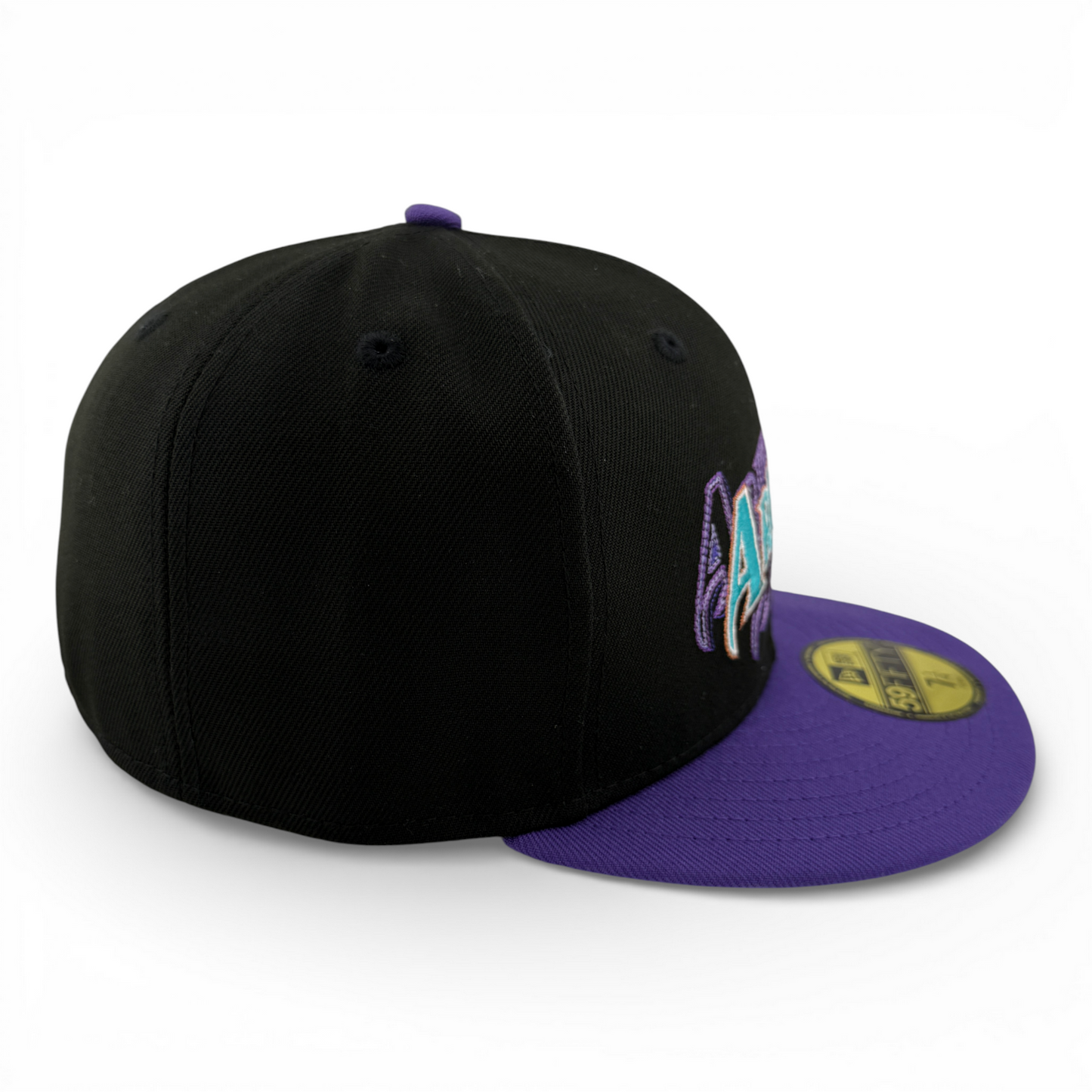 New Era Arizona Diamondbacks MLB Shadow Stitch Logo Purple 59FIFTY Fitted Hat
