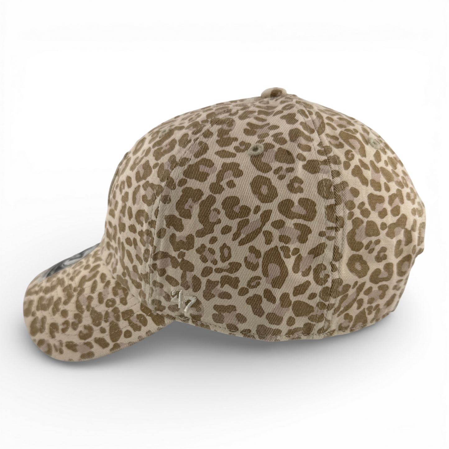 '47 Brand Detroit Tigers MLB Tan Khaki Leopard Clean Up Adjustable Dad Hat Cap
