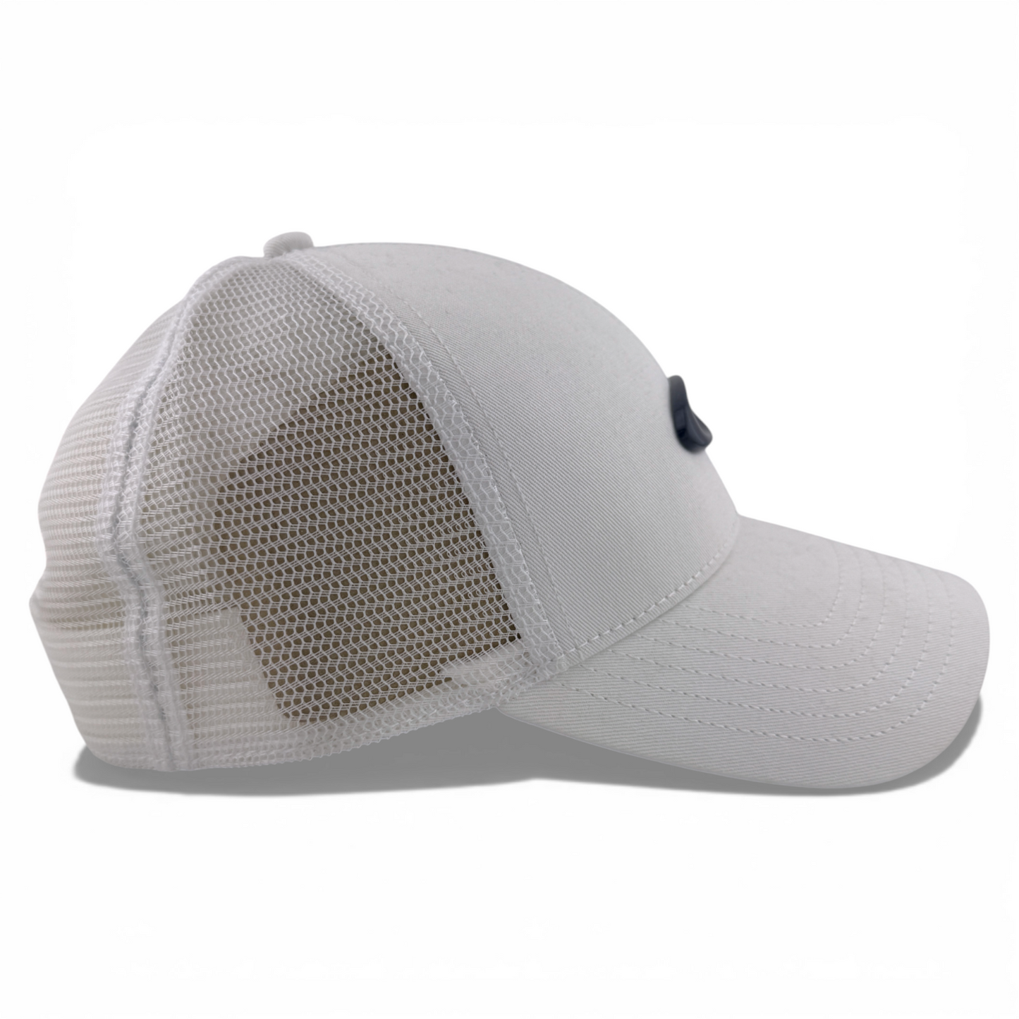 Oakley Ellipse White Black/Logo Trucker Mesh Back Adjustable SnapBack Hat Cap