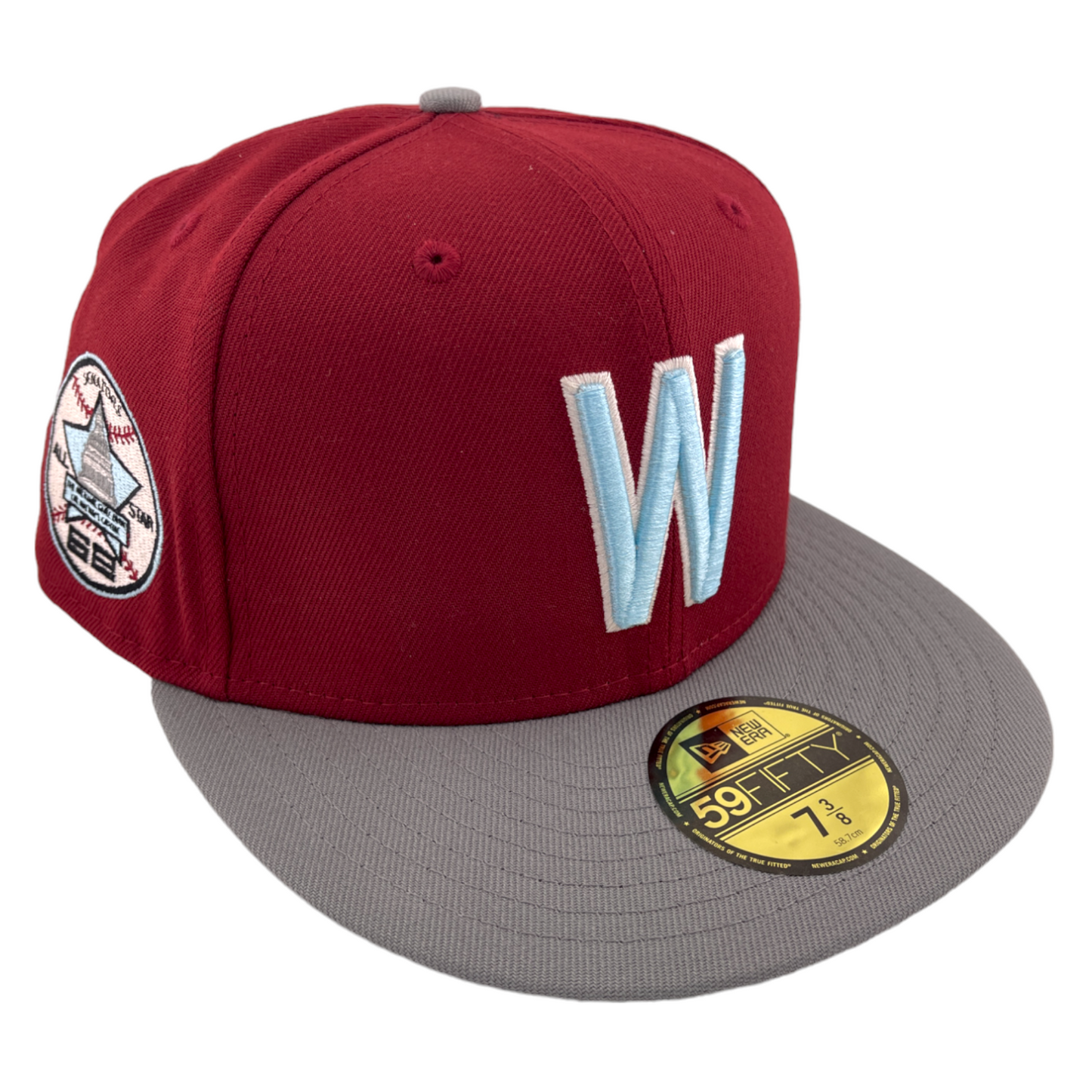 New Era Washington Senators 1962 All-Star Patch Brick House Pack 59FIFTY Hat Cap