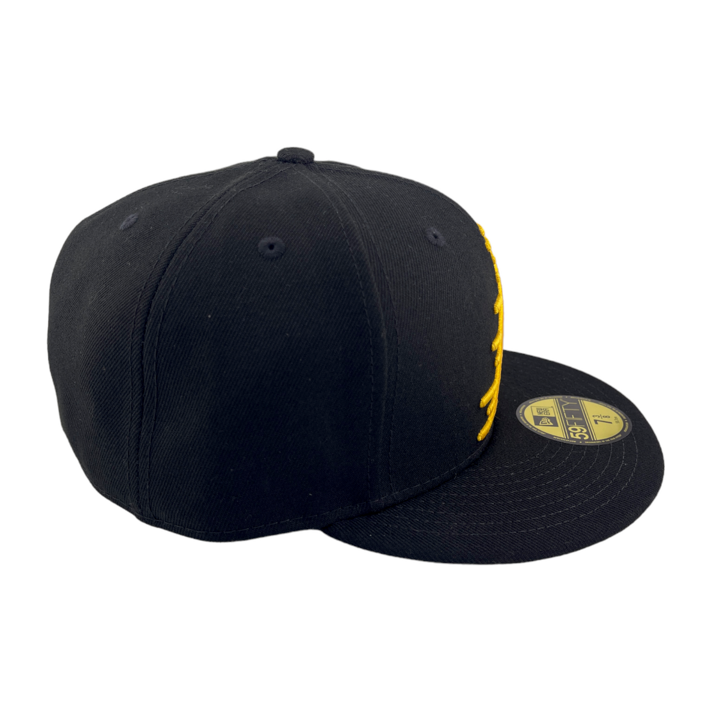 New Era Los Angeles Lakers Alternate Logo Black/Logo UV NBA 59Fifty Fitted Hat Cap