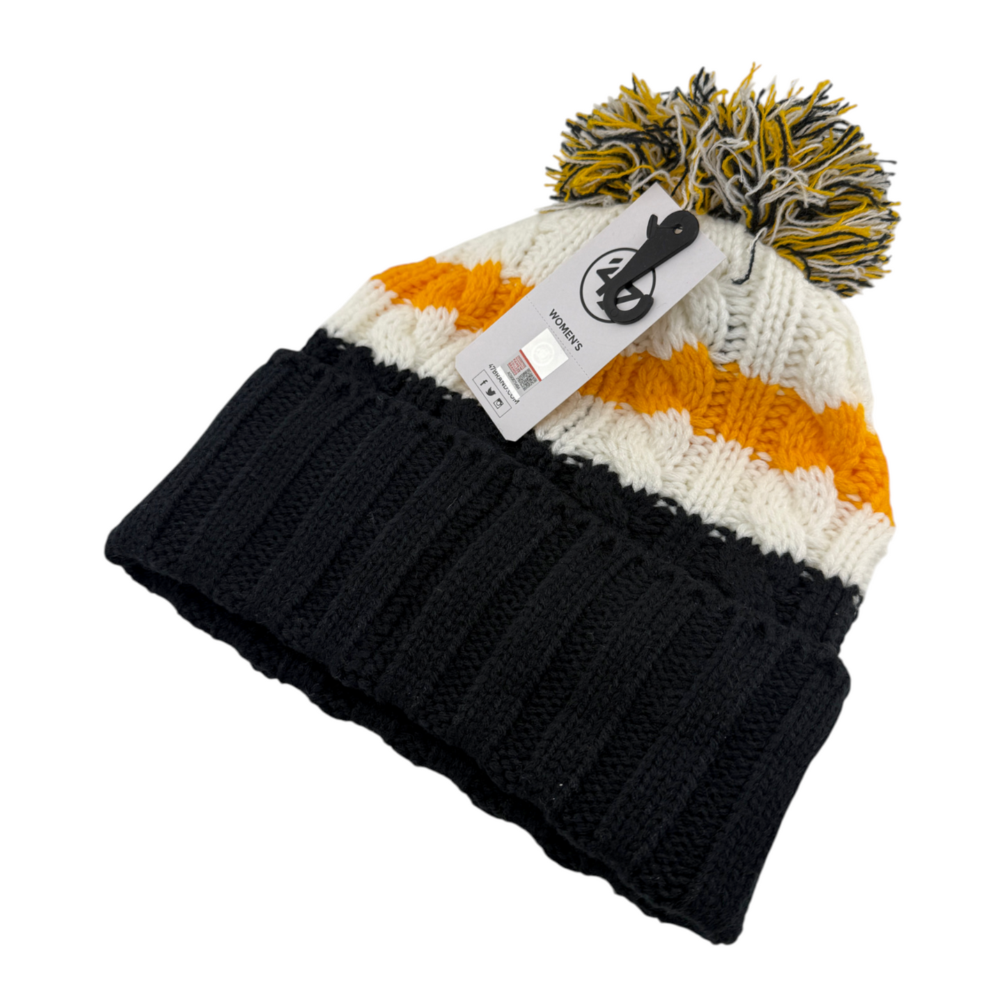 '47 Brand West Virginia University Mountaineers Women's Pom Pom Knit Beanie