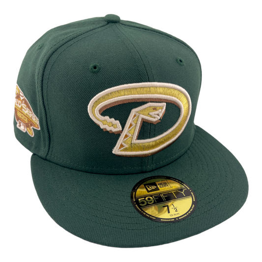 New Era Arizona Diamondbacks World Series 2001 Patch Green Envy Gold 59FIFTY Hat