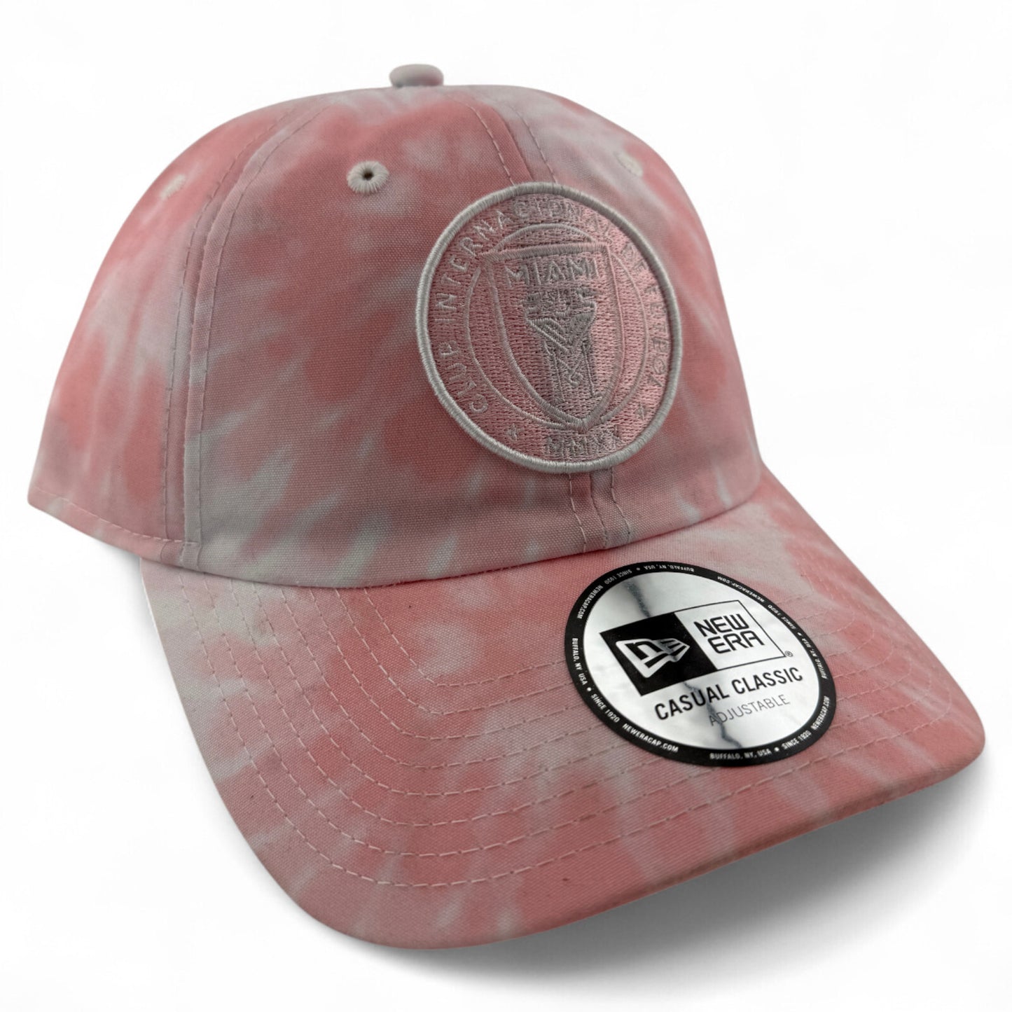 New Era Inter Miami CF MLS Tie-Dye Casual Classic 9Twenty Adjustable Dad Hat Cap