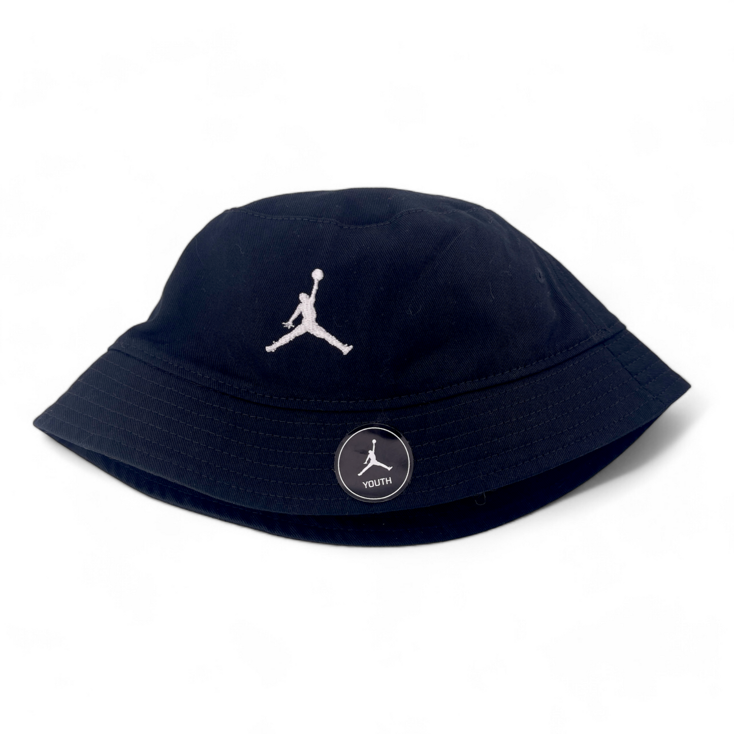 Nike Jordan Jumpman Black Twill Bucket Hat YOUTH Boys One Size Fits All