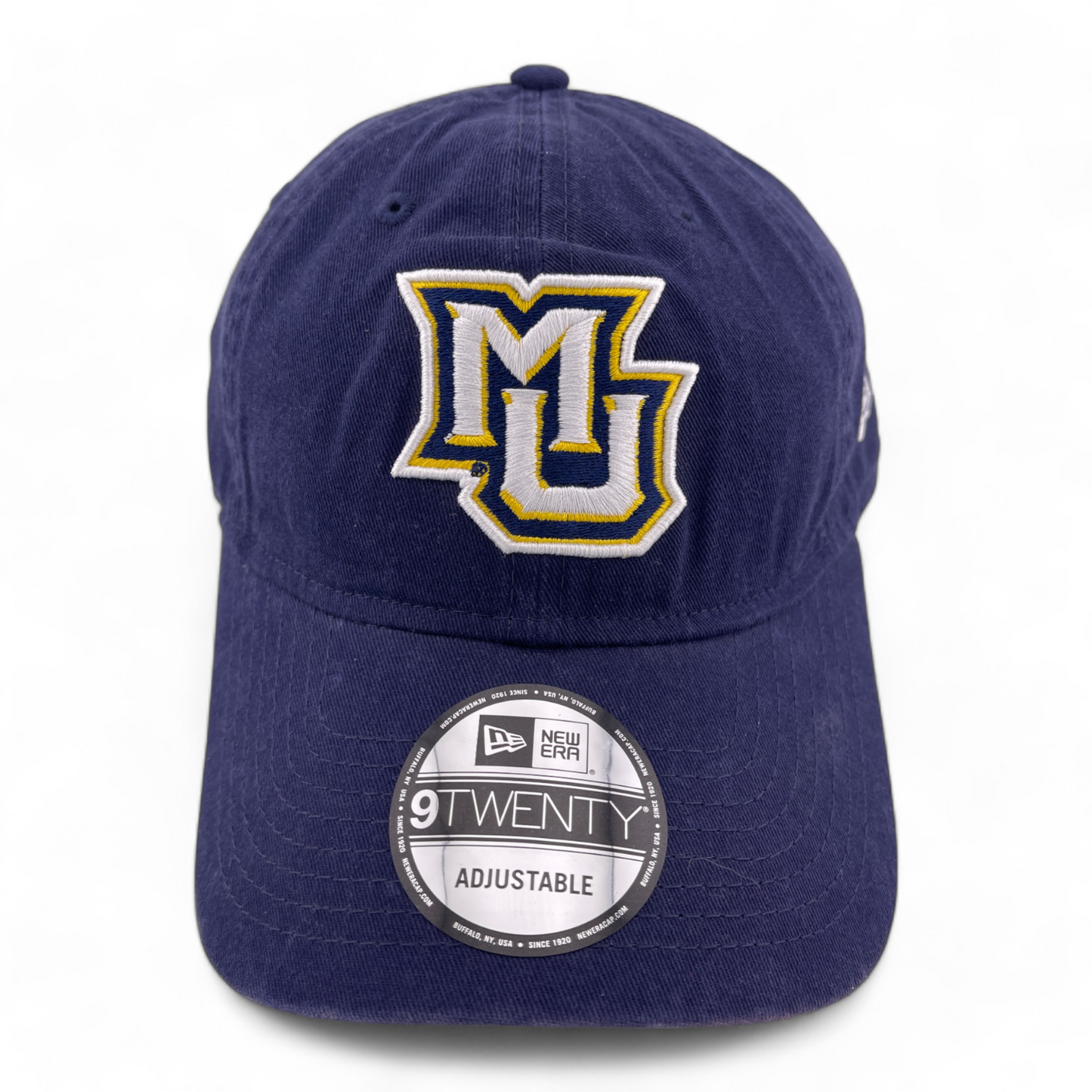 New Era Marquette University Golden Eagles NCAA Navy 9Twenty Adjustable Dad Hat Cap