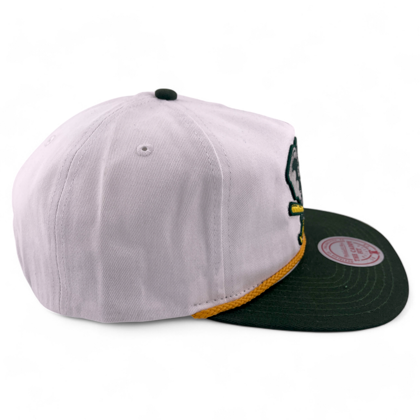 Mitchell & Ness Oakland Athletics A's Batter Rope Golfer Caddy Fit Snapback Hat