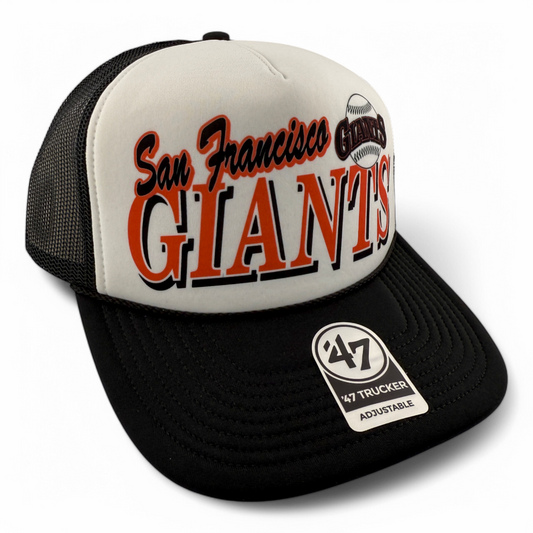 '47 Brand San Francisco Giants MLB Creedence Foam Trucker Snapback Mesh Back Hat