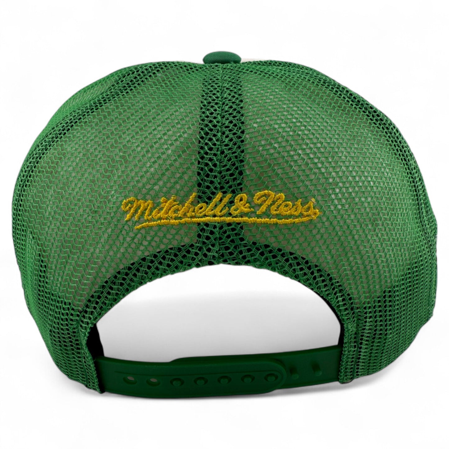 Mitchell & Ness Oakland Athletics A's A-Frame Foam Trucker Adjustable Snapback