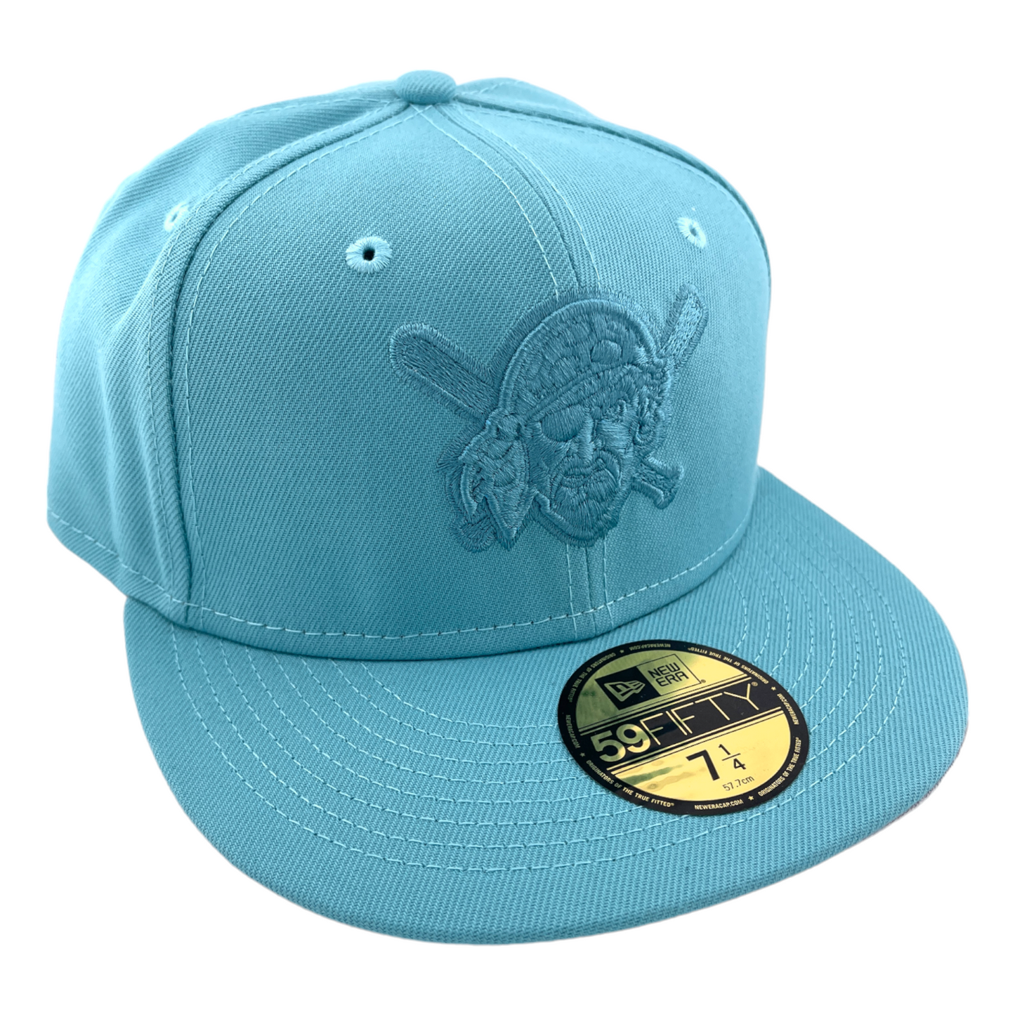 New Era Pittsburgh Pirates Light Blue Color Pack Grey UV MLB 59FIFTY Fitted Hat Cap