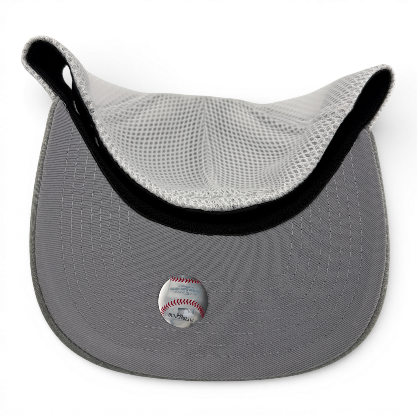 New Era Florida Miami Marlins MLB Gray White Neo Mesh 39Thirty Flex Fit Hat Cap