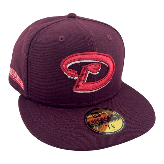 New Era Arizona Diamondbacks Chase Field Patch Lava Maroon/Pink UV 59FIFTY Hat