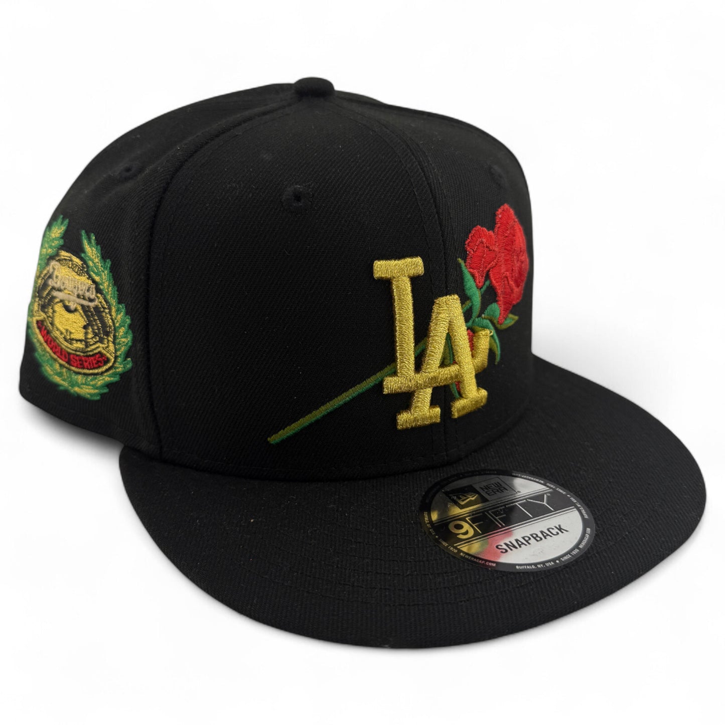 New Era Los Angeles Dodgers MLB Gold Rose 9FIFTY Snapback Adjustable Hat Cap