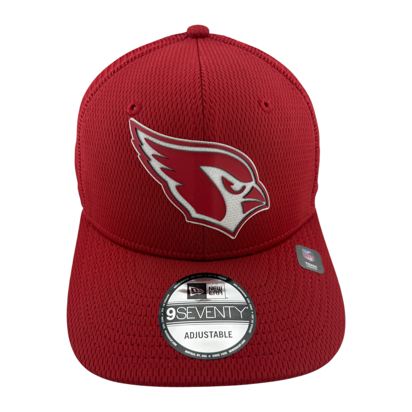 New Era Arizona Cardinals Rubber Patch Trucker 9Seventy Snapback Adjustable Hat