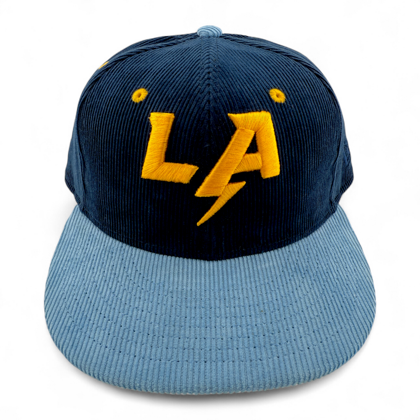 New Era Los Angeles Chargers NFL Navy Corduroy Ultimate 59FIFTY Fitted Hat Cap